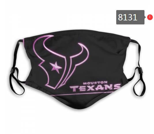 NFL 2020 Houston Texans #2 Dust mask with filter